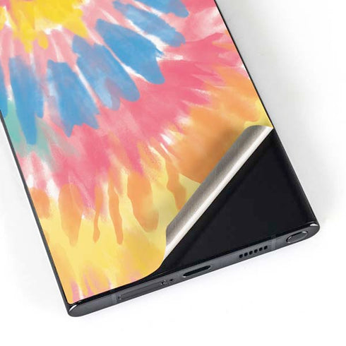 Rainbow Tie Dye Galaxy S25 Ultra Skin